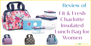 Fit & Fresh Charlotte Insulated Lunch Bag for Women Review